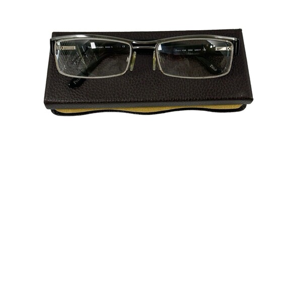 Polo Ralph Lauren PH 1058 900254.17.135 Black Half-Rim Eyeglasses Frames Italy